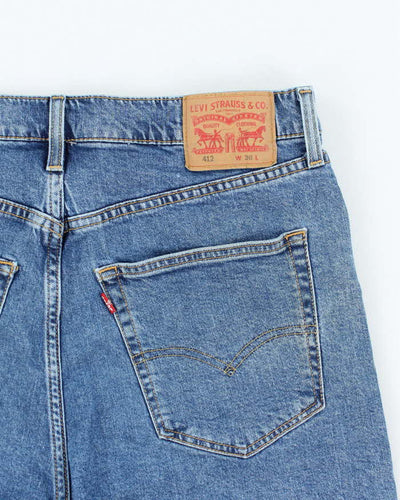 Vintage Levi's 412 Medium Wash Denim Shorts - W32 L10