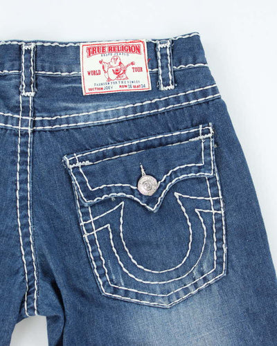 Vintage Y2K True Religion Light Wash Denim Shorts - W32 L14