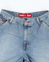 Vintage 2000's Tommy Hilfiger Light Wash Denim Shorts - W32 L13