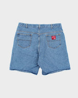 Vintage Y2K Wide Leg Medium Wash Denim Shorts - W36 L9