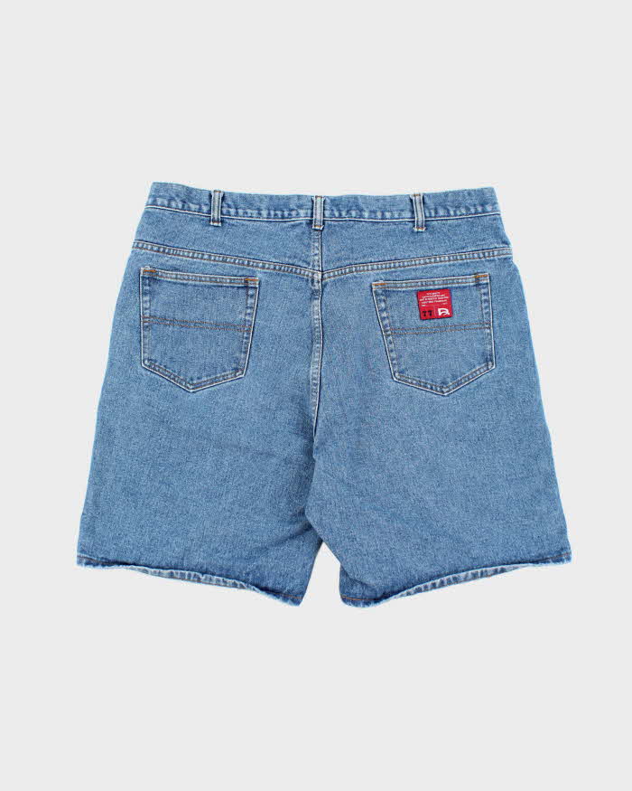 Vintage Y2K Wide Leg Medium Wash Denim Shorts - W36 L9