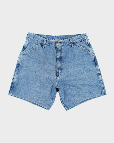 Vintage Y2K High Waisted Light Wash Denim Shorts - W32 L9