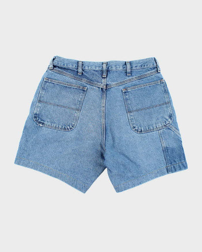 Vintage Y2K High Waisted Light Wash Denim Shorts - W32 L9