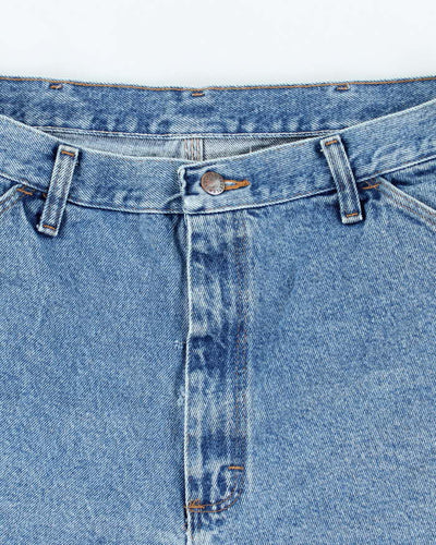Vintage Y2K High Waisted Light Wash Denim Shorts - W32 L9