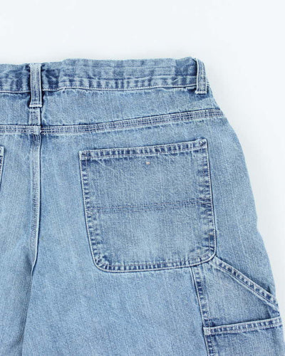 Vintage Y2K Urban Star Light Wash Carpenter Denim Shorts - W32 L10