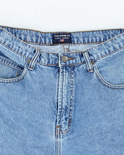 Vintage 2000's Polo Jeans Light Wash Denim Shorts - W28 L10