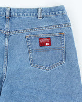 Vintage Y2K Wide Leg Medium Wash Denim Shorts - W36 L8