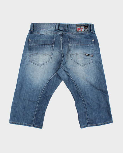 Vintage Y2K Parasuco Overdyed Faded Jean Shorts - W32 L17