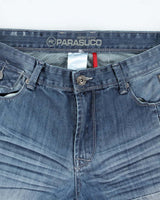 Vintage Y2K Parasuco Overdyed Faded Jean Shorts - W32 L17