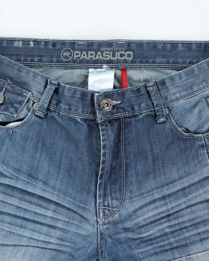 Vintage Y2K Parasuco Overdyed Faded Jean Shorts - W32 L17