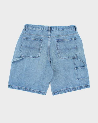 Vintage Y2K Urban Star Light Wash Carpenter Denim Shorts - W32 L10
