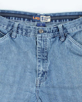 Vintage Y2K Urban Star Light Wash Carpenter Denim Shorts - W32 L10