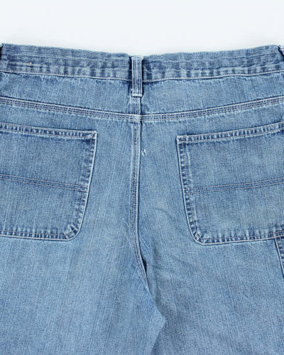 Vintage Y2K Urban Star Light Wash Carpenter Denim Shorts - W32 L10