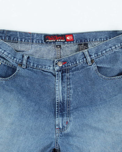 Vintage 2000's Point Zero Wide Leg Medium Wash Jeans - W36 L11