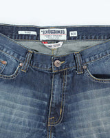 Vintage 2000's ECKO ULTD Wide Leg Dark Wash Denim Shorts - W34 L13