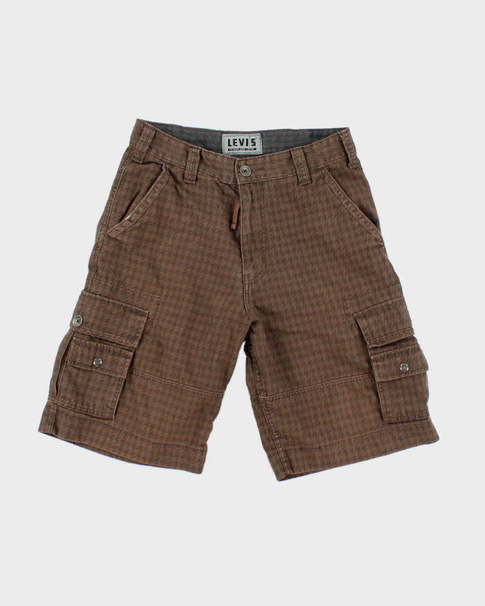 Vintage 2000's Levi's Wide Leg Patterned Cargo Shorts - W30 L11