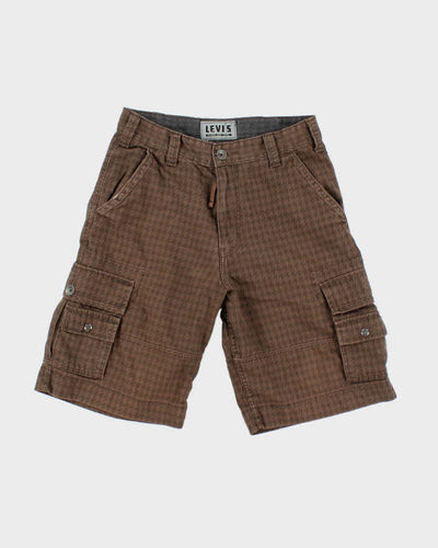 Vintage 2000's Levi's Wide Leg Patterned Cargo Shorts - W30 L11