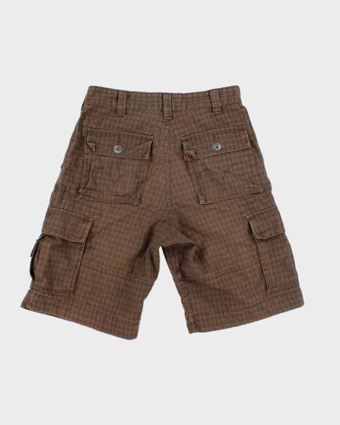 Vintage 2000's Levi's Wide Leg Patterned Cargo Shorts - W30 L11