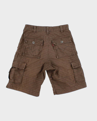Vintage 2000's Levi's Wide Leg Patterned Cargo Shorts - W30 L11