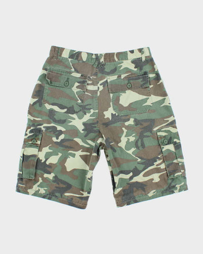Vintage Y2K Baggy Camouflage Cargo Shorts - W32 L11
