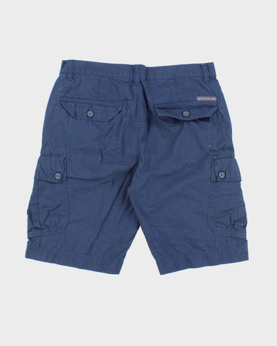 Vintage Y2K Calvin Klein Wide Leg Cargo Shorts - W34 L10