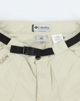 Vintage Columbia Belted Multi Pocketed Cargo Shorts - W32 L9