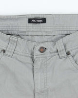 Vintage Arc'teryx Lightweight Grey Chino Hiking Shorts - W32 L13