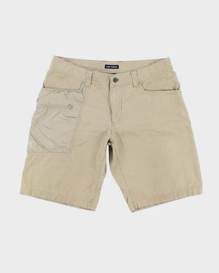 Vintage 2000's Arc'teryx Lightweight Beige Hiking Shorts - W34 L11
