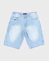 Vintage Y2K Southpole Light Wash Wide Leg Denim Shorts - W36 L12