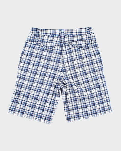 Vintage Y2K Guess Checked Wide Leg Shorts - W32 L11