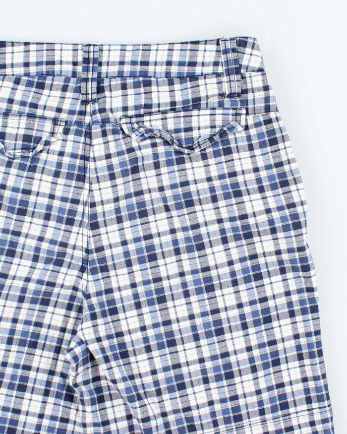 Vintage Y2K Guess Checked Wide Leg Shorts - W32 L11