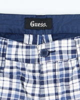 Vintage Y2K Guess Checked Wide Leg Shorts - W32 L11