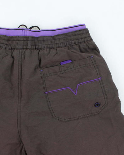 Vintage Y2K Diesel Double Waistband Swim Shorts - W28 L9