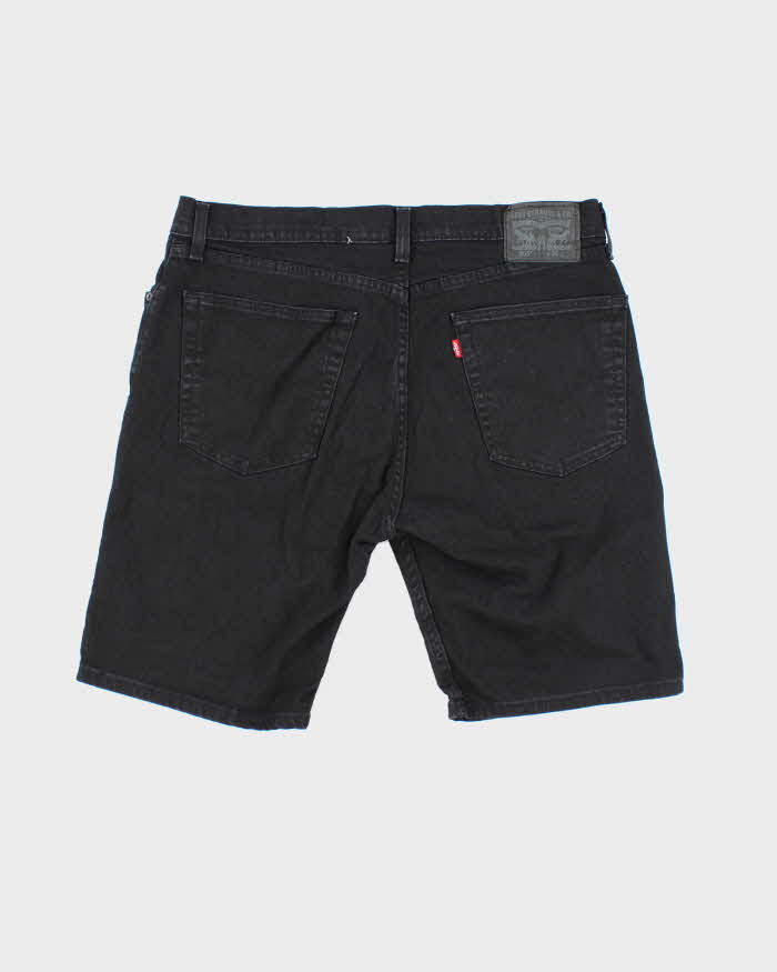 Vintage 2000's Levi's Black Wash Wide Leg Denim Shorts - W36 L10