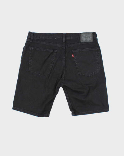 Vintage 2000's Levi's Black Wash Wide Leg Denim Shorts - W36 L10
