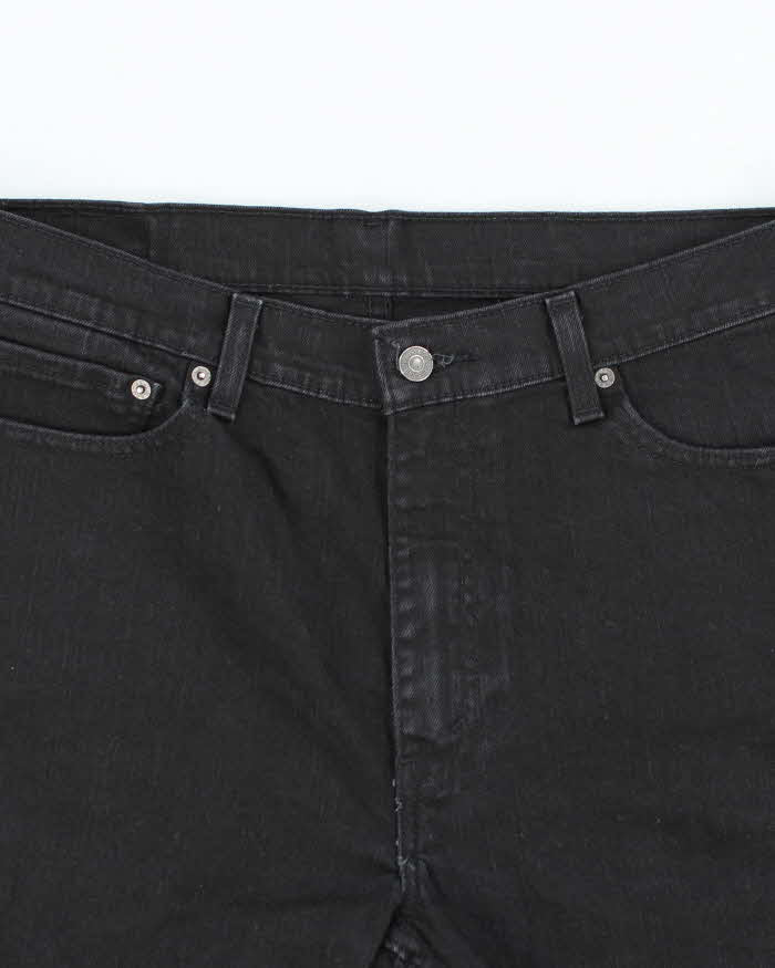 Vintage 2000's Levi's Black Wash Wide Leg Denim Shorts - W36 L10