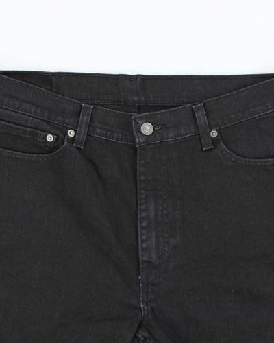 Vintage 2000's Levi's Black Wash Wide Leg Denim Shorts - W36 L10
