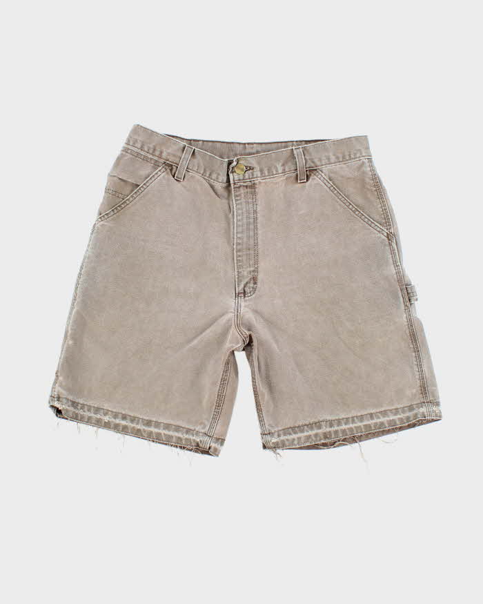 Vintage 2000's Carhartt Brown Faded Carpenter Shorts - W32 L8