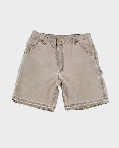 Vintage 2000's Carhartt Brown Faded Carpenter Shorts - W32 L8
