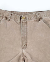 Vintage 2000's Carhartt Brown Faded Carpenter Shorts - W32 L8