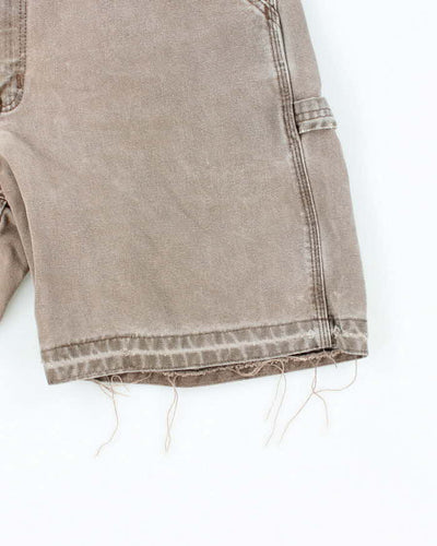 Vintage 2000's Carhartt Brown Faded Carpenter Shorts - W32 L8