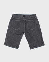 Vintage Y2K Ecko Untld Grey Wash Wide Leg Denim Shorts - W34 L13