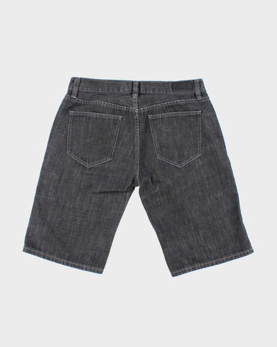 Vintage Y2K Ecko Untld Grey Wash Wide Leg Denim Shorts - W34 L13