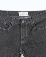 Vintage Y2K Ecko Untld Grey Wash Wide Leg Denim Shorts - W34 L13