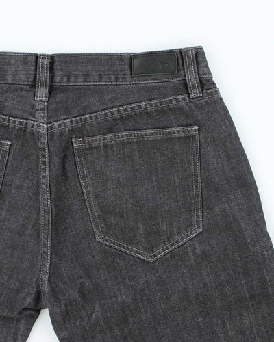 Vintage Y2K Ecko Untld Grey Wash Wide Leg Denim Shorts - W34 L13
