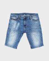 Vintage Y2K Diesel Slim Fit Medium Wash Denim Shorts - W36 L12
