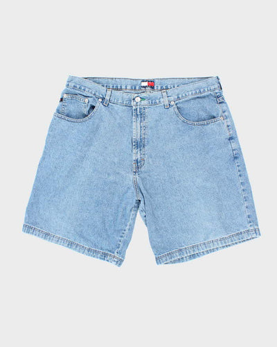 Vintage 2000's Tommy Hilfiger Medium Wash Wide Leg Denim Shorts - W38 L9