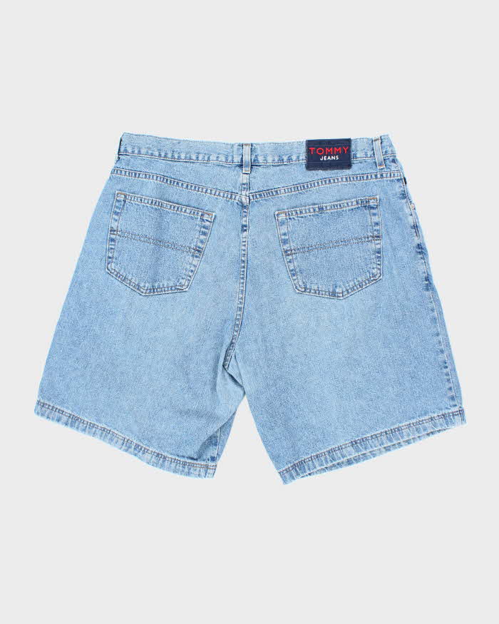 Vintage 2000's Tommy Hilfiger Medium Wash Wide Leg Denim Shorts - W38 L9
