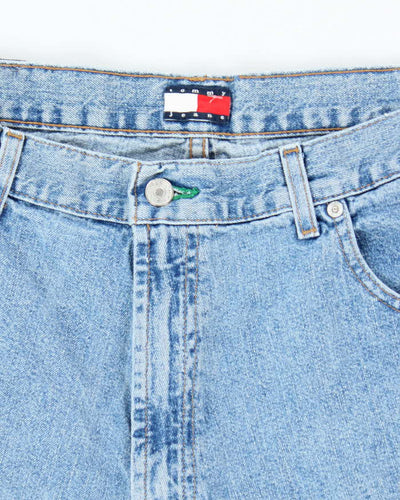 Vintage 2000's Tommy Hilfiger Medium Wash Wide Leg Denim Shorts - W38 L9