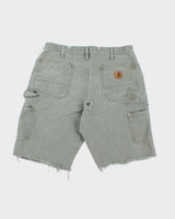 Vintage 90's Carhartt Double Knee Cut Off Shorts - W32 L10